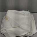 Ascoza 2pack 90x132 Inch Ivory Rectangular Tablecloth 8 Feet Table Cloth in Polyester Fabric for Wedding/Banquet/Restaurant/Parties