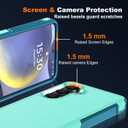 Hualele for Samsung Galaxy S24 S25 Case,[Military Grade Protection] [Dropproof Shcokproof] Non-Slip Grip Dual Layer Rugged Heavy Duty Galaxy S24 S25 Phone Case,Light Green