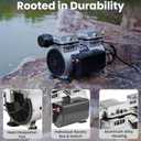 Aerator, 5.2 CFM for Pond and Lakes Up to 3 Acres, 3/4 HP Compressor without Timer & Diffuser & Hose, Aeration Pumps for Deep Water Oxygen Circulation