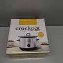 Crock-Pot 4.5 Quarts Manual Design Series Slow Cooker with 3 Manual Heat Settings Cooks Meals for 4 Plus People with Removable Stoneware Bowl, Silver