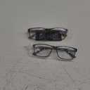 Yogo Vision Bifocal Reading Glasses for Men and Women, Rectangle MultiFocal Readers with Spring Hinges, Retro Design