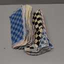 Redbaker 50 Pcs Reusable Paper Towels Paperless Reusable Cotton Cloths Toilet Absorbent Washable Paper Towels with Roll Kitchen Dishcloth for Kitchen Paperless Dishcloths(Trendy)