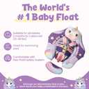 Mambobaby Float Non-Inflatable Baby Float with Canopy, Five-Point Safety System, 3D Canopy(Detachable) UPF 50+, Baby Pool Floats for 3-24 Months, Dual-Mode Toddler Swim Floaties