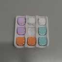 Magnetic Cable Clips, Adjustable Cord Holder Management, Adhesive Wire Keeper Organizer for Home Office Desk Phone PC Car Wall Desktop Nightstand Appliance (8-Pack Crystal Multicolor)