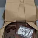 TESLYAR Wood Phone Docking Station for Men - Desk or Nightstand Organizer - Birthday Gifts for Husband, Dad - Anniversary Idea from Wife - Key Holder, Stand Wallet, Watch & Essentials (Bourbon Brown)