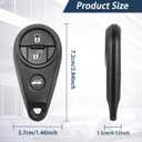 Key Fob Fit for Subaru Outback 2005-2007/Forester 09/Impreza 07-09/Legacy 05-07/B9 Tribeca 06-08 Replacement Keyless Entry Remote Control Car Key for NHVWB1U711, 88O36SC030, 433MHz