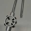 Die Stock Handle Wrench, 2.17 Inch / 55mm Adjustable Die Holder Tool, Metric M22 - M26 Heavy Duty Round Threading Tool