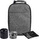 Smell Proof Stash Box for Herbs and Spices - Smell Proof Bag with Grinder, Bags and Container - Take Your Stash With You - Odor Proof Container for Food - Smell proof Lockbox for Discreet Carrying