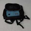 PetAmi Front Carrier Backpack for Dogs and Cats, Adjustable Ventilated Pet Chest Carrier for Hiking Camping Travel, Small Medium Dog Puppy Large Cat Carrying Bag, Max 10 lbs, Teal Blue (Medium (15x8x15.5)