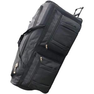 46-inch Rolling Duffle Bag with Wheels, Luggage Bag, Hockey Bag, XL Duffle Bag With Rollers, Heavy Duty Oversized Storage Bag
