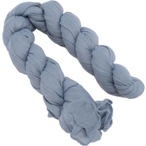 Soft Cheese Cloth Table Runner 10ft for Wedding Birthday Decor, Blue