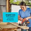 BLACK+DECKER 20V 5-1/2" Cordless Circular Saw, Bare Tool Only (BDCCS20B)