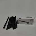Uniball Roller Ball Pen, Stick, Micro 0.5 Mm, Black Ink, Black Matte Barrel, Dozen