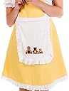 Womens Golden Hair Book Character Costume Halloween Teacher Womens Book Character Costumes for Adults S