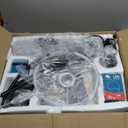 DLLT Modern Floor Lamp for Room: 3-Light Black Tree Dimmable Floor Lamps with White Shades for Living Room - Arc Standing Lamp for Bedroom - Tall Floor Lamp for Office Corner 3 LED Bulbs Included