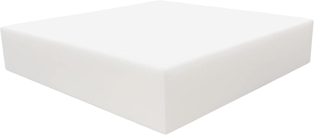 FoamRush 4" H x 26" W x 32" L Upholstery Foam High Density Firm Soft Support (Chair Cushion Square Foam for Dining Chairs, Wheelchair Seat Cushion Replacement)
