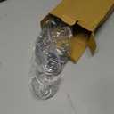 HOHIYA Ornament Display Stand 360 Rotating Christmas Tree Display with 15 Metal Hooks Tabletop Ornament Hanger for Crystal Glass Baubles Elegant Chrome Silver Eater Decor