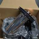 Electric Tea Kettle, INTASTING Glass Electric Kettle with tea Infuser and Precise knob temperature control, 1200W Fast Heating, BPA-Free, Easy to Clean, 1 Liter (Dark Gray)