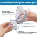 AirFit F20 Replacement Mask with Headgear Set 11PCS- Includes Large Cushion, Headgear, Frame & 2 Clips,4 Frame Covers and 2 Strap Covers, F20 Full Face Masks System