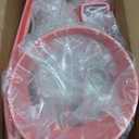 Grille Grill Inserts & Headlight Cover for 2018-2022 Jeep Wrangler JL Sport & Sport S ONLY (Pink)