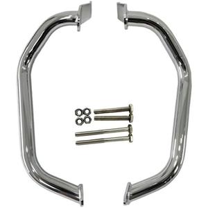 Motorbike Bumper Crash Bar Motorcycle Engine Bumper Guard Crash Bar Frame Protector for for Boulevard LNTRUDER M800R M109R VZR1800 2006-2021 (Electroplated silver)