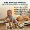 Cord Hider, Wire Cover, Cord Covers Wall Mounted TV, Cable Hider, 315 in Paintable White Raceway Kit, Electrical Cords Concealer, Cable Management, Hide Cords Wall, Wire Molding, Adhesive Channel