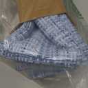 Kevin Textile Pack of 2 Decorative Outdoor Waterproof Throw Pillow Covers Stripe Square Pillowcases Modern Cushion Cases for Patio Couch Bench 20 x 20 Inch Light Blue