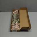 HOHOTIME 6pcs Faux Silk Pompon Mums Artificial Flowers, Bulk Fake Mini Chrysanthemums with Stems for DIY Bouquet Centerpieces Wedding Decor, Ivory Neutral Floral Arrangements, Pom Pom Kiku Flower