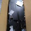 DWVO Farmhouse TV Stand for 65 Inch TV, Black Entertainment Center with LED Lights & Power Outlet, TV Media Console with Storage for Living Room, Black (59")