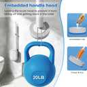 JUDRDO Disposable Toilet Brush,Toilet Bowl Cleaner,Wall Mounted Toilet Bowl Brush with 36 Refills for Deep Toilet Cleaning,Toilet Brush and Holder Set for Hygienic Bathroom Maintenance