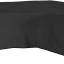 ULTCOVER Patio L-Shaped Right Facing Sofa Cover Waterproof for 6-Seater Outdoor Sectional Furniture Couch 110W (Back Length) x 85W (Right Side), Black