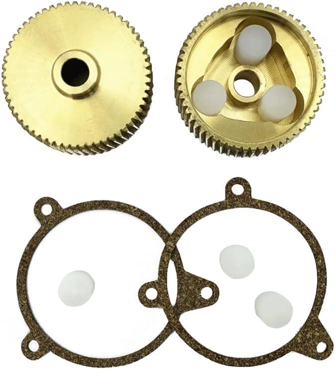 2X Headlight Motor Repair Kit HD Brass Gear Upgrade Fits for Chevy Corvette 1988-1996