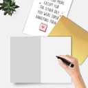 10 x Goroar Funny Valentines Day Card for Him Her, Sarcastic Anniversary Card for Husband Wife, Witty Love Card, Birthday Card for Partner, Every I Love You More