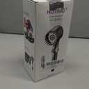 Filtered Shower Head with Handheld - High Pressure 3 Spray Modes Showerhead with Filters, 12 Replaceable Water Softener Filters for Hard Water | Ion Shower Drops Head with 75" Anti-Burst Hose (Gray)