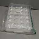 Deviled Egg Containers With Lid, Clear Deviled Egg Platter With Handle For 24 Eggs, Fridge Stackable Storage Deviled Eggs Tray Carrier, Suitable For Camping, Easter, Christmas (White)