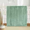 BORITAR Baby Blanket for Boys Girls Ultra Soft Fleece Warm and Lightweight Animal Blankets for Infant Toddler Newborn, 30x40 Inch, Sage Green