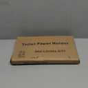 Toilet Paper Holder Stand Beige Gold Free Standing TP Holder, Metal Toilet Paper Roll Holder with Reserve Bathroom Tissue Storage Holder, Beige Gold (1)