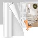 Cat Couch Protector, Transparent Anti Scratch Furniture Protector, Self-Adhesive & Waterproof Tape, Shields Couches, Sofas, Chairs from Cat Claws & Damage(200in x 16in)