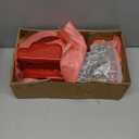 Forklift Trailer Hitch Attachment, EBESTTECH 1 PC 2" Receiver Trailer Towing Adapter with Chain Red