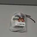 Space Bun Hair Pieces 2PCS Mini Claw Clip in Messy Fake Hair Bun Extensions Accessory Updo Hairpieces for Women Girls Daily Party Use, Brown Highlight