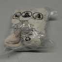 ABRRLO Winter Warm Dog Jacket for Dogs Cat Cold Weather Coats with Harness Paded Dogs Fleece Vest Waterproof Windproof Dog Snow Jacket Pet Puppy Clothes (Khaki,L)