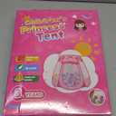 Pop Up Princess Tent with Star Light, Toys for 2 3 Year Old Girl Birthday Gift, Ball Pit for Baby with 1 Carrying Bag, Foldable Kids Play Tent for Toddlers, Two Year Old Girl Toy Indoor Outdoor