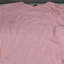 SAMPEEL Womens Summer Tops Trendy 2025 Ruched Cap Short Sleeve Tshirts Shirts Crew Neck T Shirts Fashion (XX-Large, Pink)