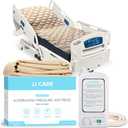 JJ CARE Alternating Pressure Mattress - 79"x35" Comfortable Hospital Bed Mattress Topper with Electric Pump - Pressure Relief Mattress Topper for Bedridden People's Bed Sores