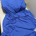 6-Pack Premium Royal Blue Spandex Tablecloths for 8ft Rectangle Tables, Stain & Wrinkle-Resistant, Washable Stretch Polyester Fitted Table Cover for Weddings, Banquets, Trade Shows Events