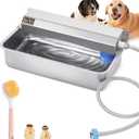 Automatic Water Dispenser for Dog, 6L Dog Water Bowl Dispenser, Large Stainless Steel Indoor/Outdoor Water Feeder Suitable for Dogs Livestock Chicken Horse, Easy to Clean