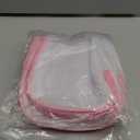 Large Bra Laundry Bags for Washing Machine, Bra Washing Bags for Laundry, Ensures No Deformation with 3D Protection, with Handle and Zipper, Suitable for Ladies to Wash Delicate Clothes (Pink, 2 PCS)