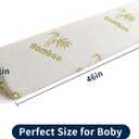 Body Pillow for Adults, Long Pillow for Back,Hip and Knee Support, Side Sleeper. Bolster Pillow Insert with High Resilience Foam, Soft Support for Pregnant Women, Washable Bamboo Cover