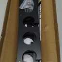 Ghosthorn Fishing Pole Rod Racks Wall or Ceiling Mounted Fishing Pole Rod Holders for Garage Storage Organizer Fishing Gear Equipment for Men Women black 1 Set Holds Up 6 Rods