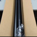 Tension Curtain Rod, 51-145 Inches,Spring Shower Tension Curtain Rod, Closet Rod, for Windows or Shower, Easy to Install, No Drilling, No Rust, for Bathroom, Rod Diameter 1.26 Inches, Black, Umimile